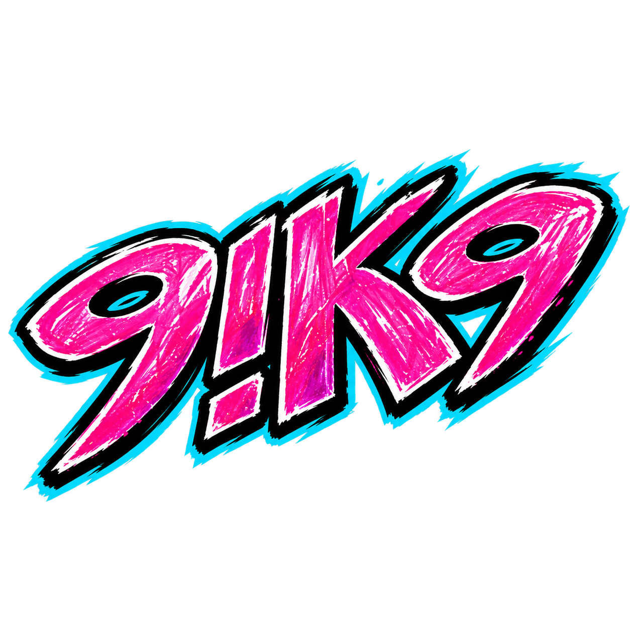 9!K9 logo, square transparent PNG